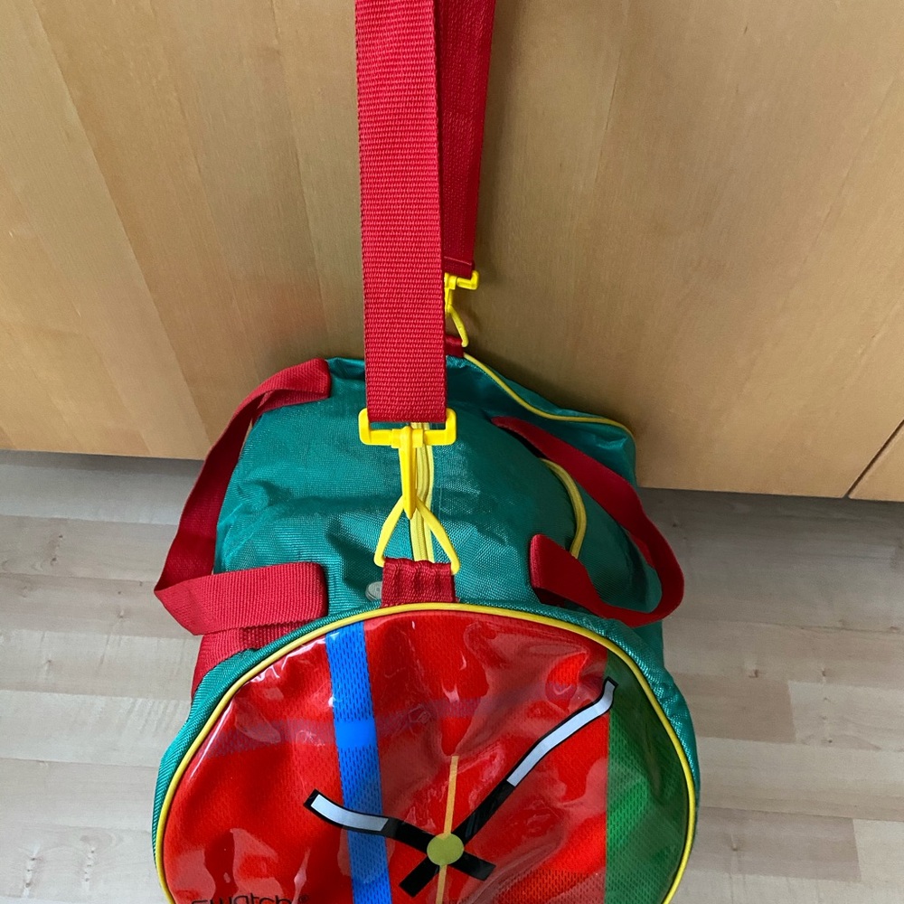 Vintage Swatch Duffle Tote Bag